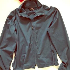 PEZZI zip up athletic jacket yoga running large